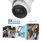 Amcrest 4K Optical Zoom IP PoE Turret Cam 5x Optical Zoom IP8M-VT2779EW