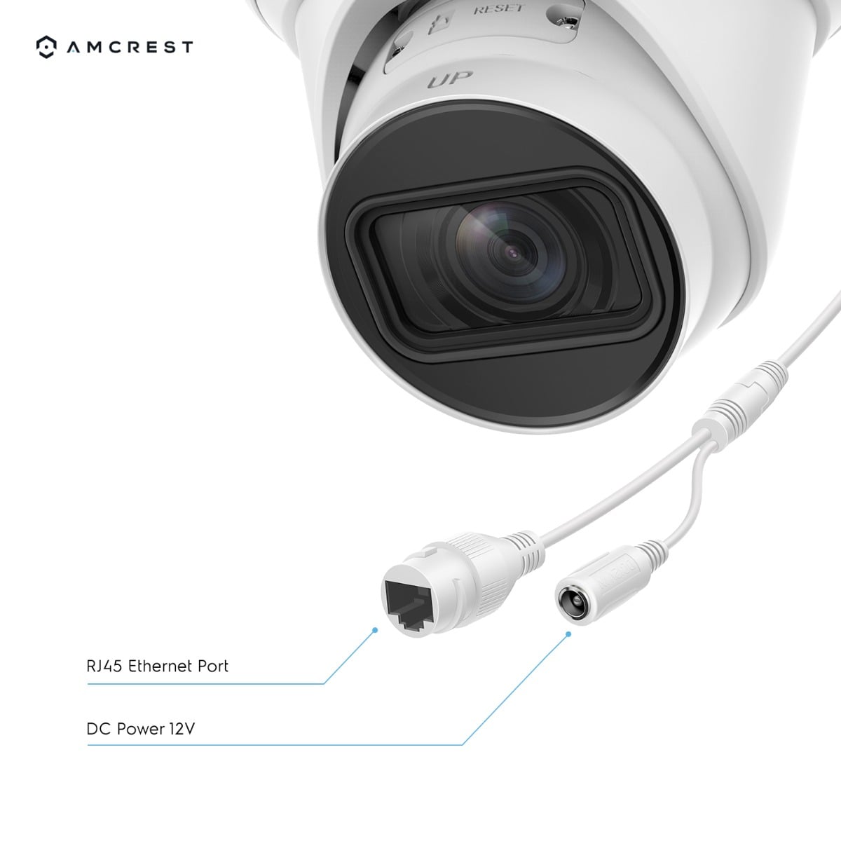 Amcrest 4K Optical Zoom IP PoE Turret Cam 5x Optical Zoom IP8M-VT2779EW