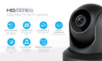 Amcrest 720P WiFi Video Monitoring Security Wireless IP Camera with Pan/Tilt, Two-Way Audio, Plug & Play Setup, Optional Cloud Recording, Full HD 720P (1280TVL) @ 30FPS, Super Wide 85° Viewing Angle and Night Vision IPM-721B (Black)