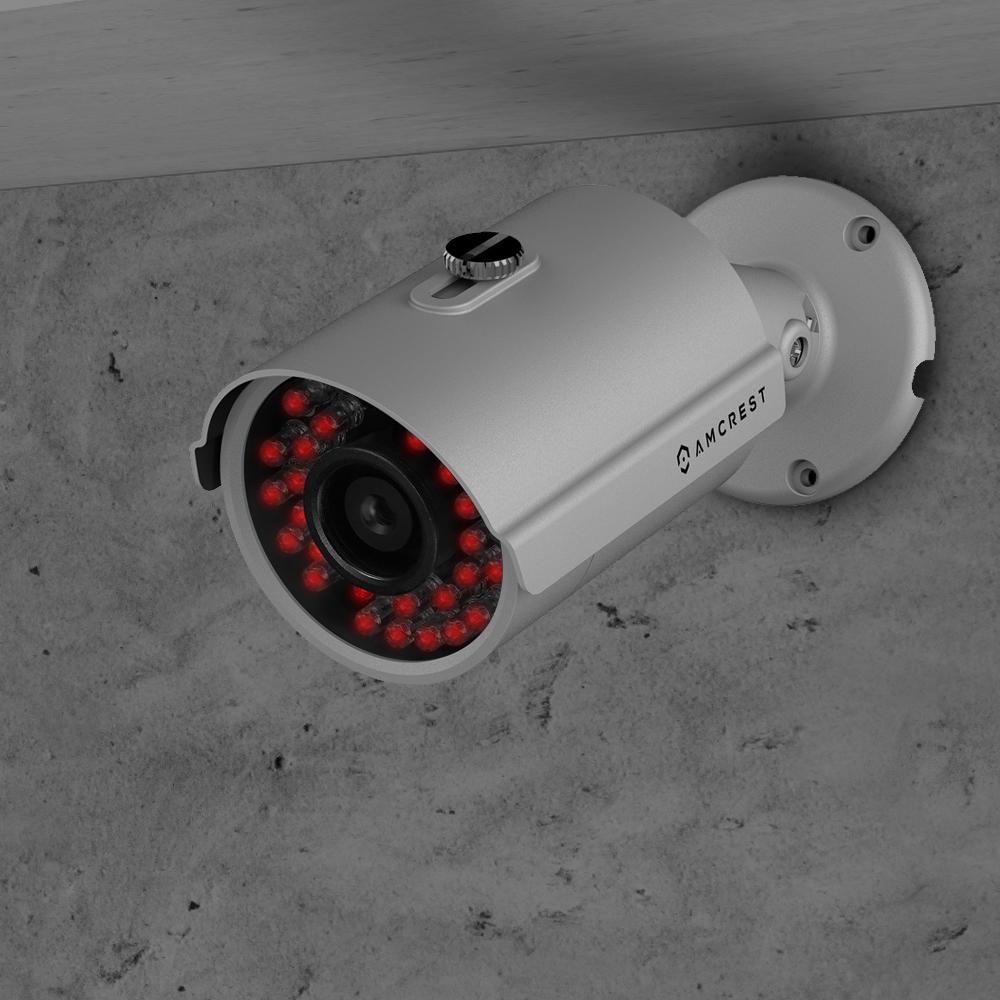 Amcrest HDSeries Outdoor 720P WiFi Wireless IP Security Bullet Camera - IP66 Weatherproof, 720P (1280TVL), IPM-722S (Silver)