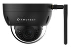Amcrest ProHD Outdoor 1.3 Megapixel Wi-Fi  Vandal Dome IP Security Camera - IP67 Weatherproof, IK10 Vandal-Proof, 1.3MP (1280x960 TVL), IPM-751B (Black)