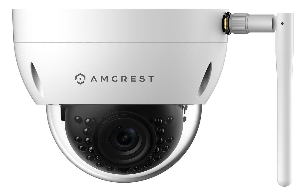 Amcrest ProHD Outdoor 1.3 Megapixel Wi-Fi Vandal Dome IP Security Camera - IP67 Weatherproof, IK10 Vandal-Proof, MicroSD Storage, 1.3MP (1280x960 TVL), IPM-751W (White)