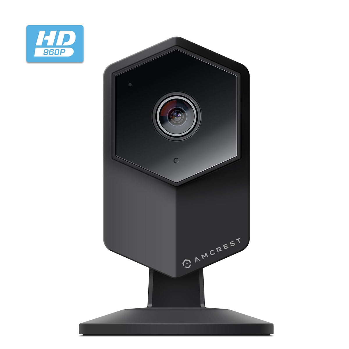 Amcrest ProHD Shield Wireless IP Security Camera, 960P 1.3 Megapixel (1280*960P) WiFi IP Camera, Two-Way Audio, Super Wide 140° Viewing Angle, MicroSD & Cloud Recording, Digital Zoom, Night Vision, IPM-HX1B (Black)