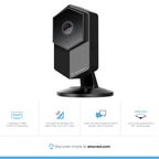 Amcrest ProHD Shield Wireless IP Security Camera, 960P 1.3 Megapixel (1280*960P) WiFi IP Camera, Two-Way Audio, Super Wide 140° Viewing Angle, MicroSD & Cloud Recording, Digital Zoom, Night Vision, IPM-HX1B (Black)
