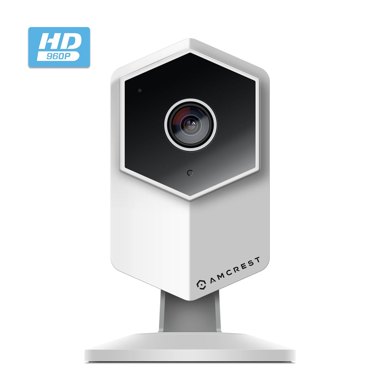 Amcrest ProHD Shield Wireless IP Security Camera, 960P 1.3 Megapixel(1280*960P) WiFi IP Camera, Two-Way Audio, 140° Viewing Angle, MicroSD & Cloud, Digital Zoom, Night Vision, IPM-HX1W (White)