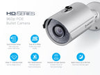 Amcrest HDSeries Outdoor 960P POE Security Bullet Camera - IP66 Weatherproof, 960P (1280 TVL), IPM-743E (Silver)