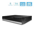 Amcrest ProHD 2-Megapixel (1920 x 1080p) Network POE Security System w/ 4CH 4K NVR - Four 2MP POE Outdoor Bullet IP Cameras, 98ft Night Vision, Pre-Installed 1TB Hard Drive, Power over Ethernet (Black)