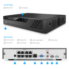 Amcrest 4K Security System 8CH PoE NVR 4 x 4K Turret POE Cameras 2TB