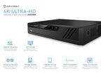 Amcrest 5MP System 16CH 8-Port PoE NVR 8x 5MP Turret IP PoE Cam 3TB