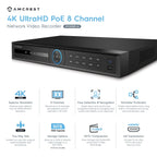 Amcrest 4K 8CH AI NVR Supports up to 2x 8TB HDD Smart NVR NV4208E-AI