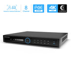 Amcrest 4K 8CH AI NVR Supports up to 2x 16TB HDD Smart NVR NV4208E-EI