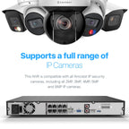Amcrest 4K 8CH AI NVR Supports up to 2x 16TB HDD Smart NVR NV4208E-EI