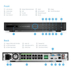 Amcrest 4K Security Camera System 32-Ch NVR, 16Ch PoE 16x 4K POE Cam