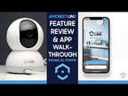 Amcrest Link 4MP WiFi Security Camera Pan/Tilt Dual Band 2.4/5Ghz White AL-P401W