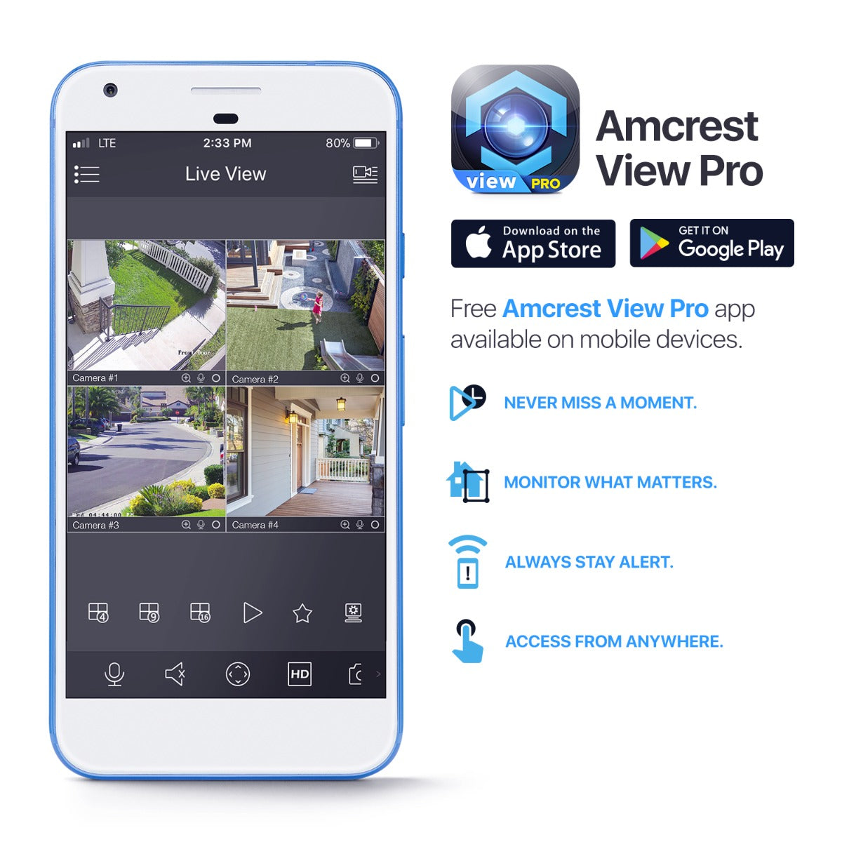 Amcrest UltraHD 4MP Hybrid Thermal Camera, AI Outdoor Security Turret PoE IP Camera, 98ft Nightvision, IVS, Fire Detection, Smoking Detection, Hot Trace, Built-in Mic, 4MP @25fps TC-1241EW-AI
