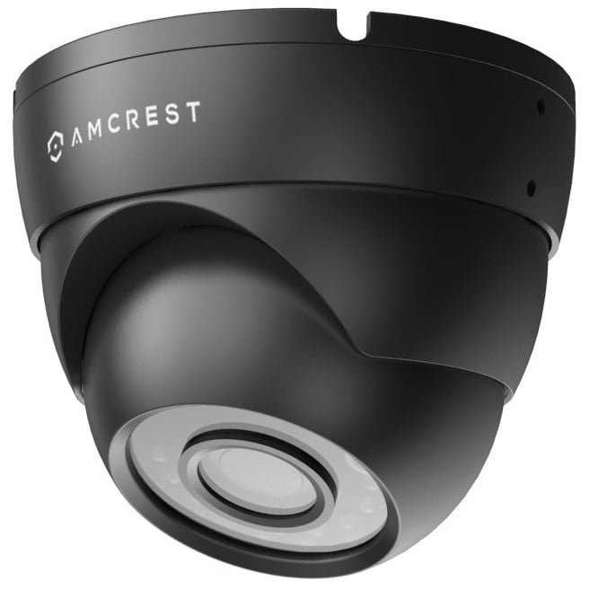 Amcrest ProHD 720P 8CH Video Security System - Eight 1.0-Megapixel (1280TVL) Outdoor IP67 Bullet & Dome Cameras, 2TB HDD, Night Vision, Remote Smartphone Access, Black Mid (AMDV7208M-4B4D-B)